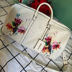 Steve Madden Floral Weekender Bag